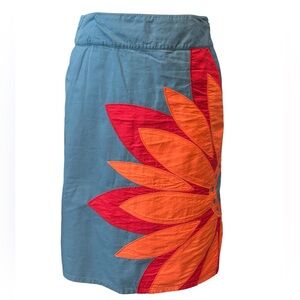 Boden A-line Style Lined Skirt with Side Pockets Size 10 Long